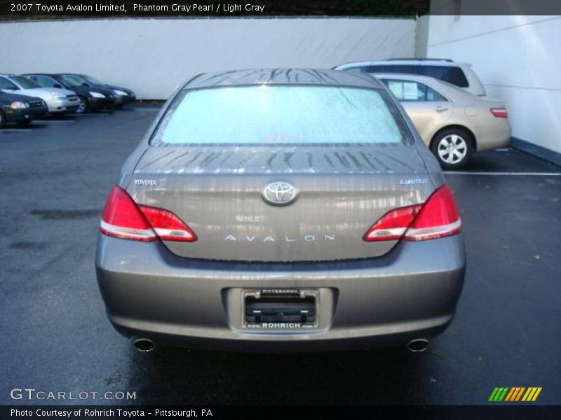 Phantom Gray Pearl / Light Gray 2007 Toyota Avalon Limited