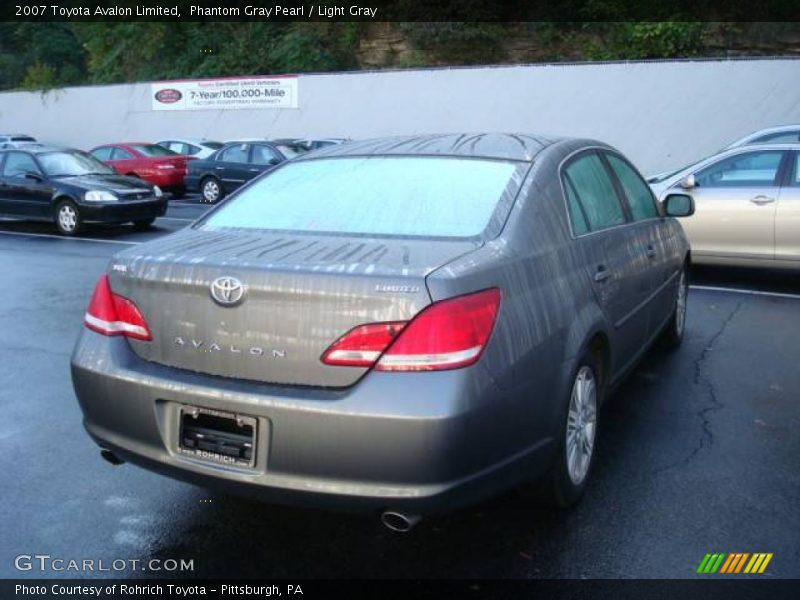Phantom Gray Pearl / Light Gray 2007 Toyota Avalon Limited