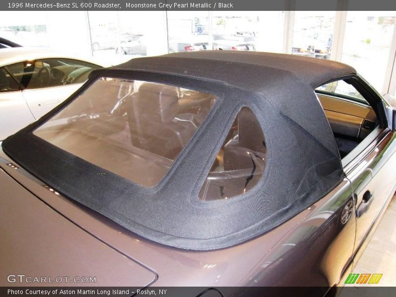 Moonstone Grey Pearl Metallic / Black 1996 Mercedes-Benz SL 600 Roadster