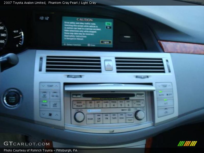 Phantom Gray Pearl / Light Gray 2007 Toyota Avalon Limited