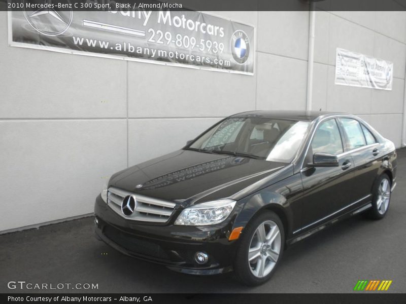 Black / Almond/Mocha 2010 Mercedes-Benz C 300 Sport