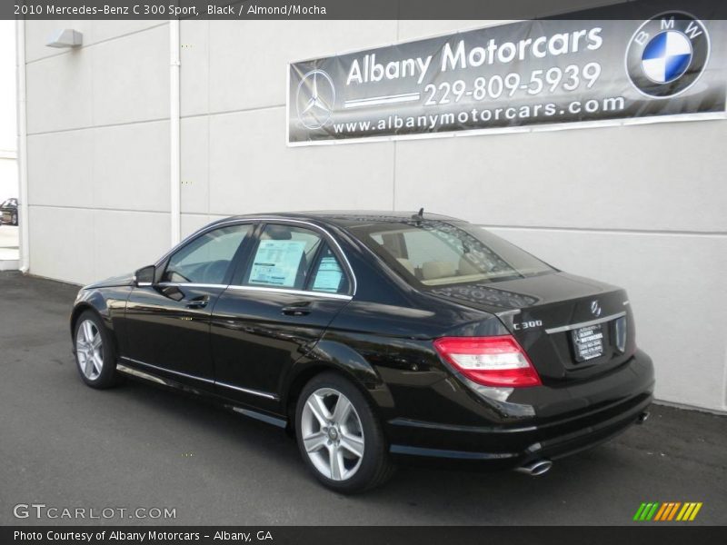 Black / Almond/Mocha 2010 Mercedes-Benz C 300 Sport