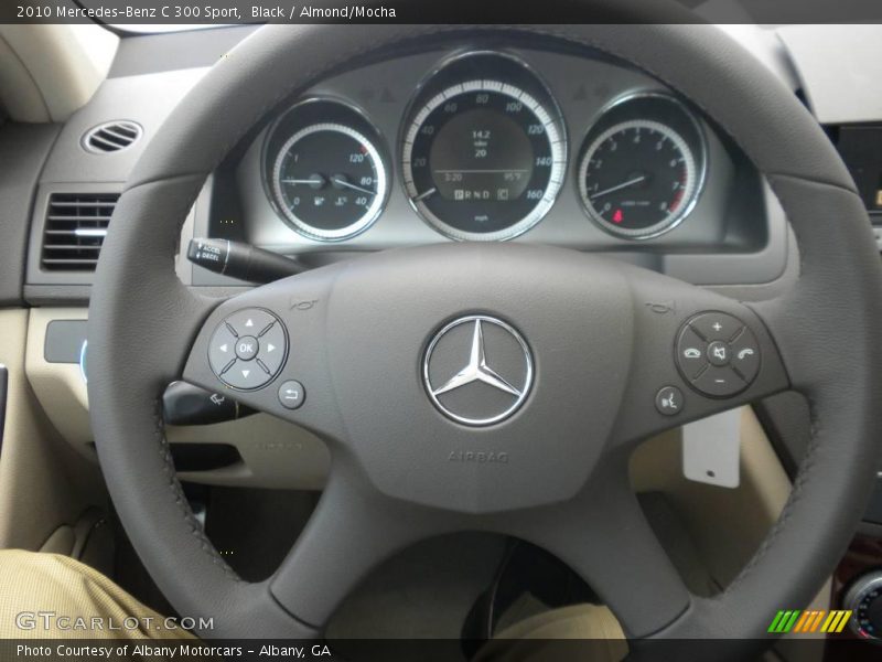 Black / Almond/Mocha 2010 Mercedes-Benz C 300 Sport