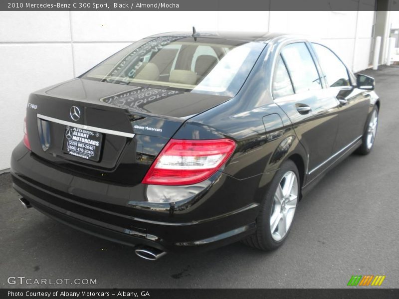 Black / Almond/Mocha 2010 Mercedes-Benz C 300 Sport