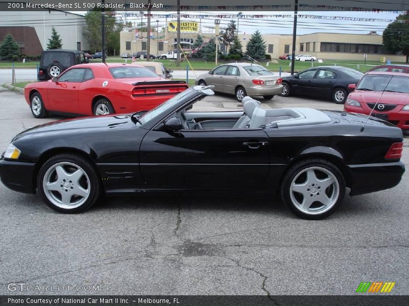 Black / Ash 2001 Mercedes-Benz SL 500 Roadster