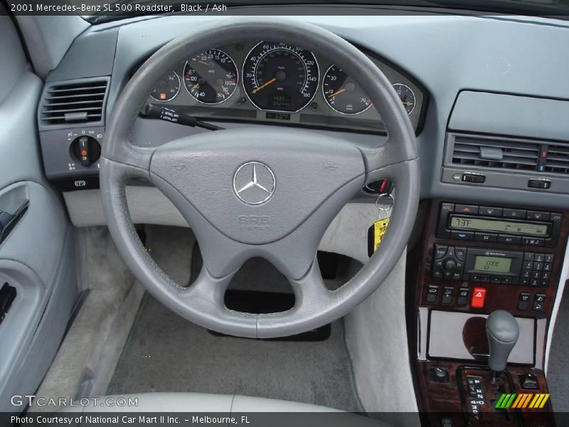 Black / Ash 2001 Mercedes-Benz SL 500 Roadster