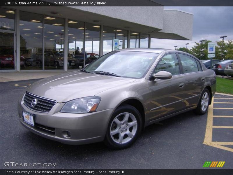 Polished Pewter Metallic / Blond 2005 Nissan Altima 2.5 SL