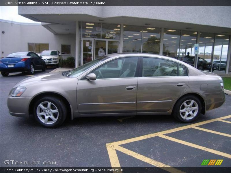 Polished Pewter Metallic / Blond 2005 Nissan Altima 2.5 SL