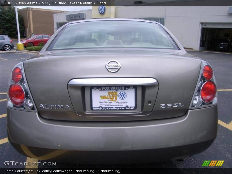 Polished Pewter Metallic / Blond 2005 Nissan Altima 2.5 SL