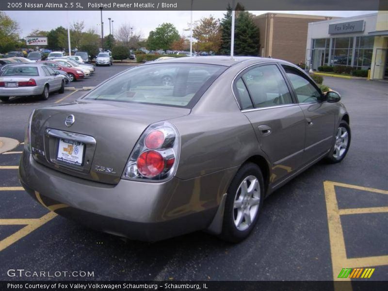 Polished Pewter Metallic / Blond 2005 Nissan Altima 2.5 SL