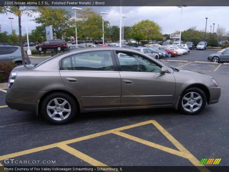 Polished Pewter Metallic / Blond 2005 Nissan Altima 2.5 SL