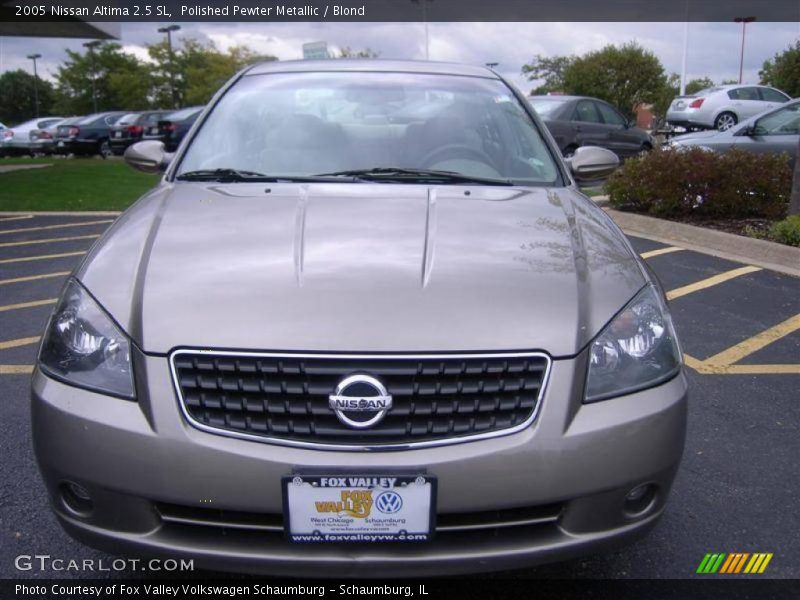 Polished Pewter Metallic / Blond 2005 Nissan Altima 2.5 SL