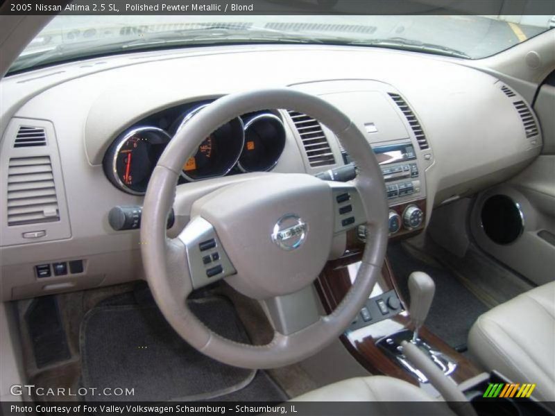 Polished Pewter Metallic / Blond 2005 Nissan Altima 2.5 SL