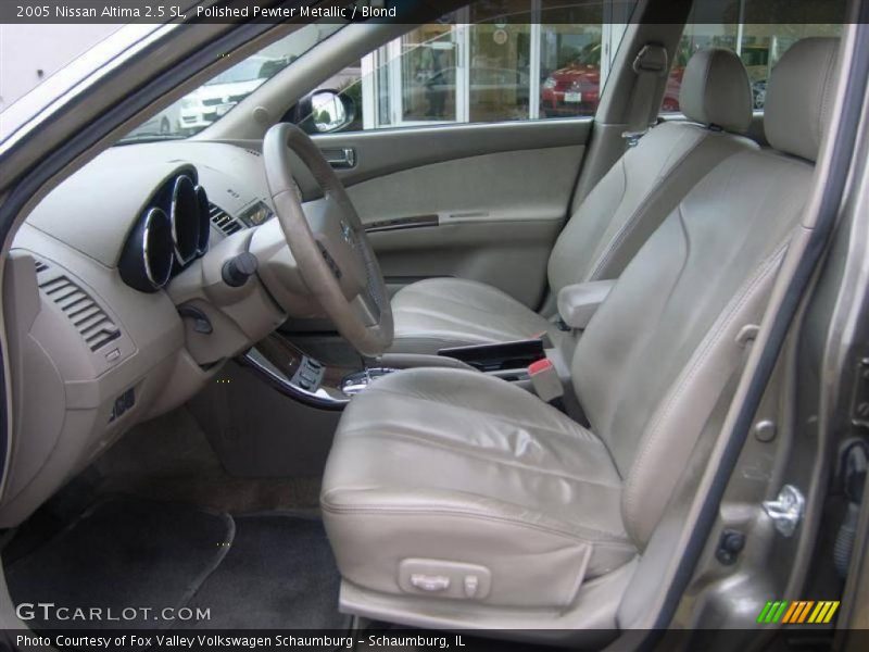 Polished Pewter Metallic / Blond 2005 Nissan Altima 2.5 SL