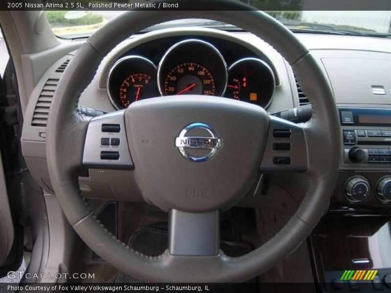 Polished Pewter Metallic / Blond 2005 Nissan Altima 2.5 SL