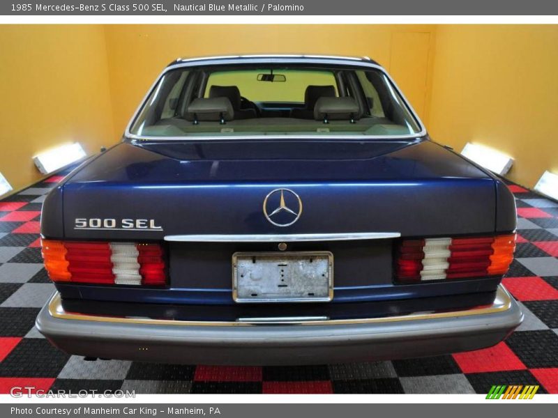 Nautical Blue Metallic / Palomino 1985 Mercedes-Benz S Class 500 SEL