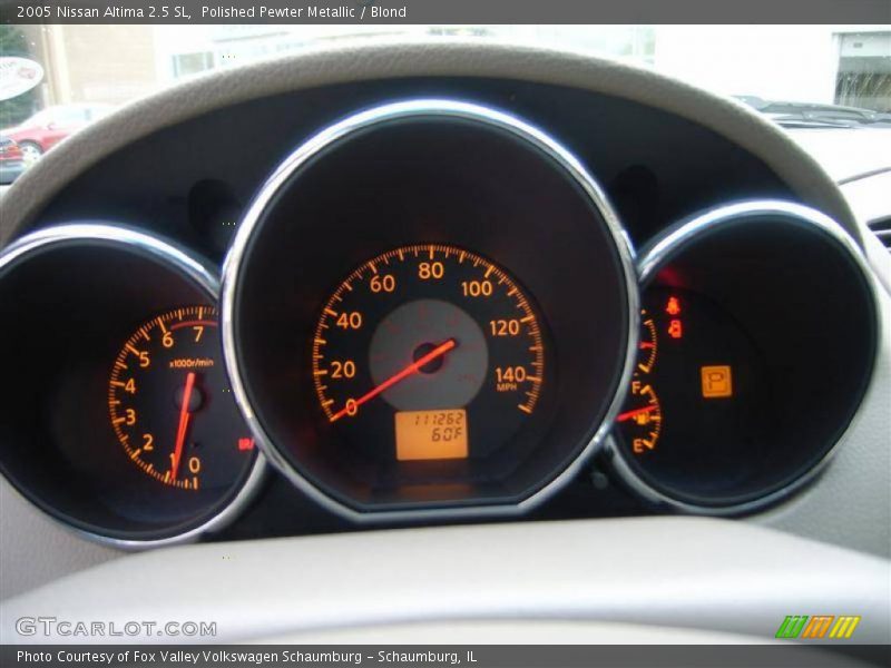 Polished Pewter Metallic / Blond 2005 Nissan Altima 2.5 SL