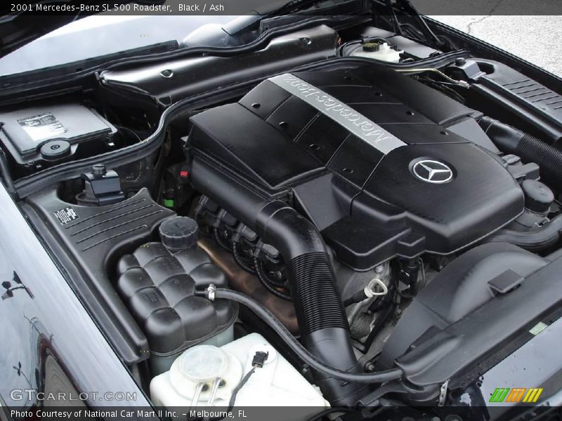 Black / Ash 2001 Mercedes-Benz SL 500 Roadster