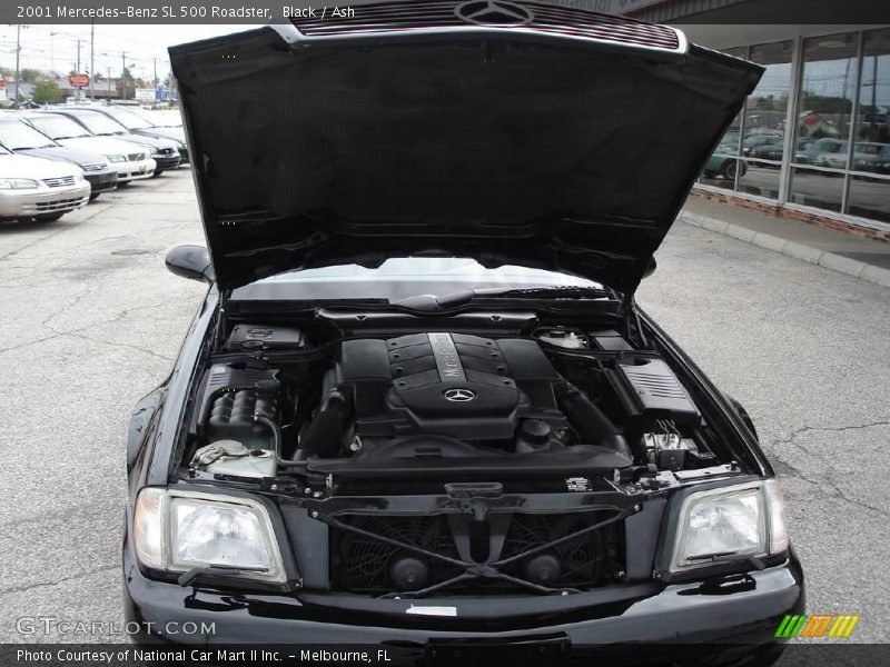 Black / Ash 2001 Mercedes-Benz SL 500 Roadster