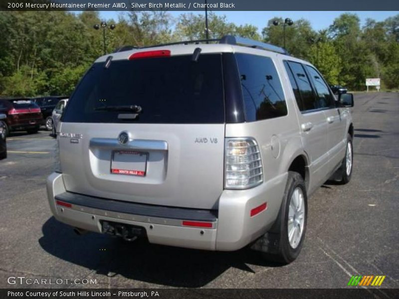 Silver Birch Metallic / Charcoal Black 2006 Mercury Mountaineer Premier AWD