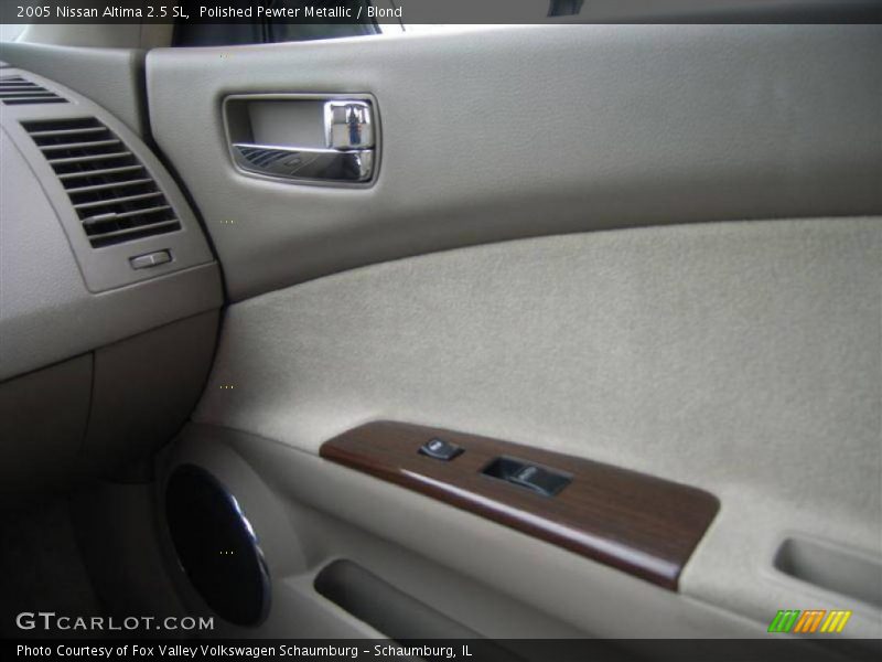 Polished Pewter Metallic / Blond 2005 Nissan Altima 2.5 SL