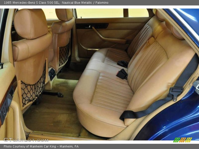 Nautical Blue Metallic / Palomino 1985 Mercedes-Benz S Class 500 SEL