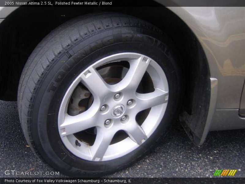 Polished Pewter Metallic / Blond 2005 Nissan Altima 2.5 SL