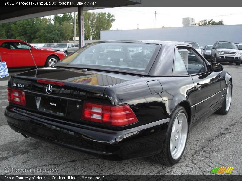 Black / Ash 2001 Mercedes-Benz SL 500 Roadster