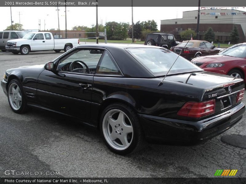 Black / Ash 2001 Mercedes-Benz SL 500 Roadster
