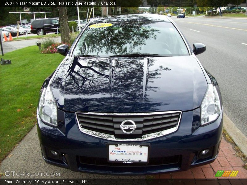 Majestic Blue Metallic / Charcoal 2007 Nissan Maxima 3.5 SE