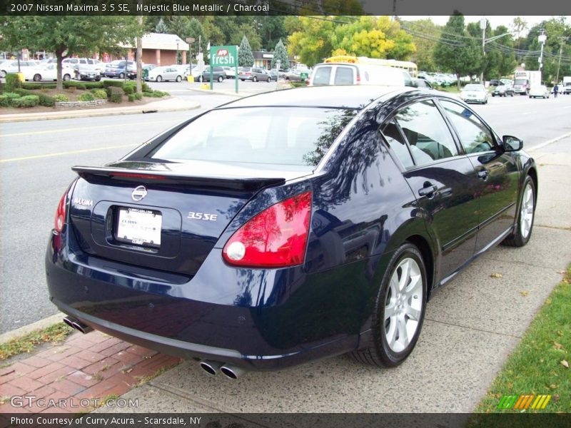 Majestic Blue Metallic / Charcoal 2007 Nissan Maxima 3.5 SE