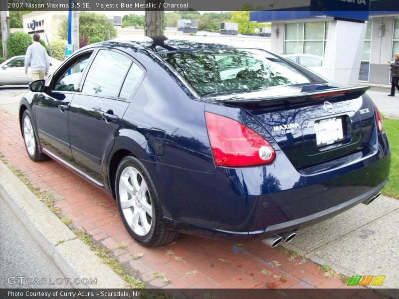 Majestic Blue Metallic / Charcoal 2007 Nissan Maxima 3.5 SE