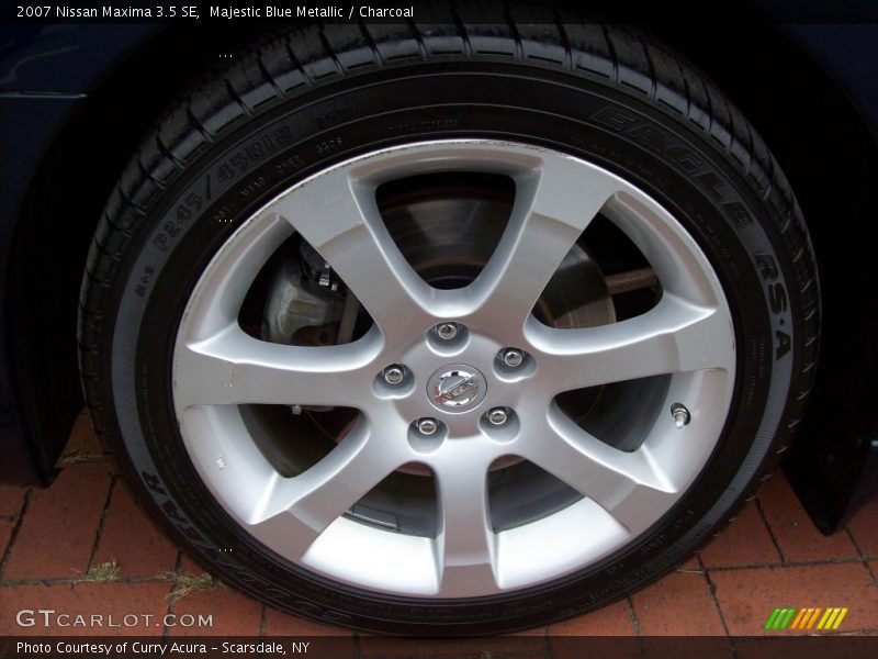 Majestic Blue Metallic / Charcoal 2007 Nissan Maxima 3.5 SE