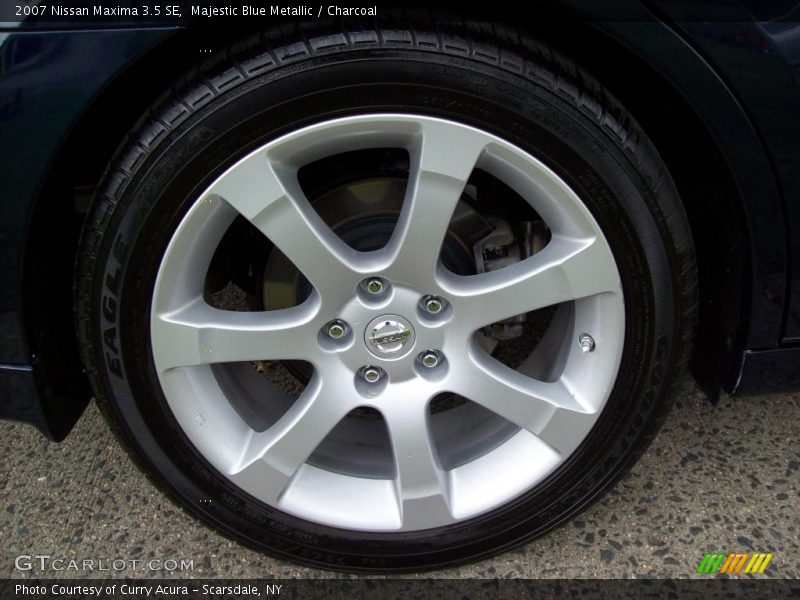 Majestic Blue Metallic / Charcoal 2007 Nissan Maxima 3.5 SE
