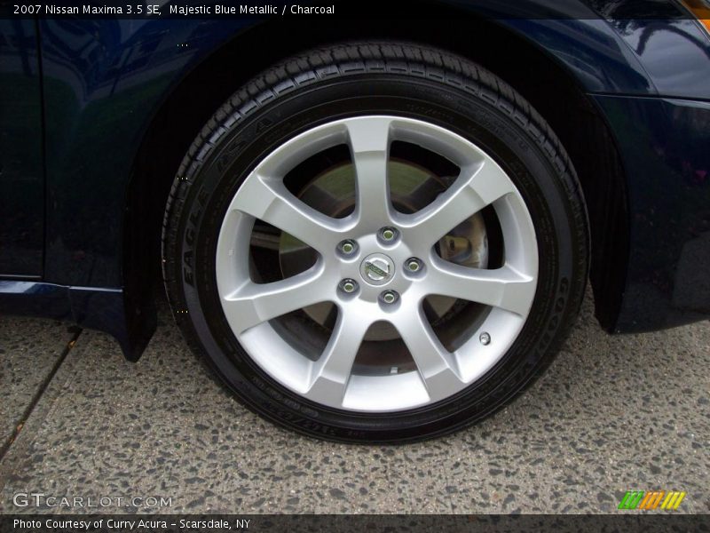 Majestic Blue Metallic / Charcoal 2007 Nissan Maxima 3.5 SE