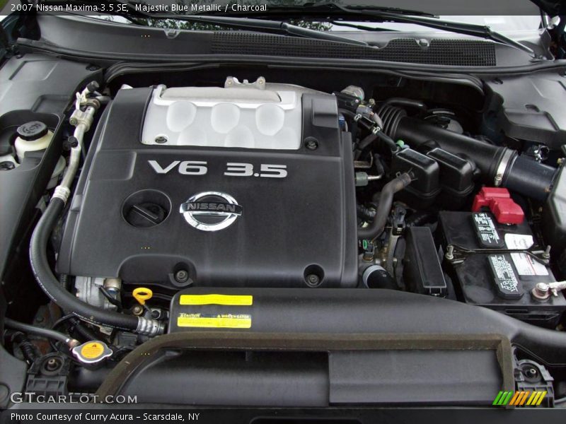 Majestic Blue Metallic / Charcoal 2007 Nissan Maxima 3.5 SE