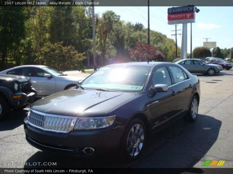 Alloy Metallic / Dark Charcoal 2007 Lincoln MKZ Sedan