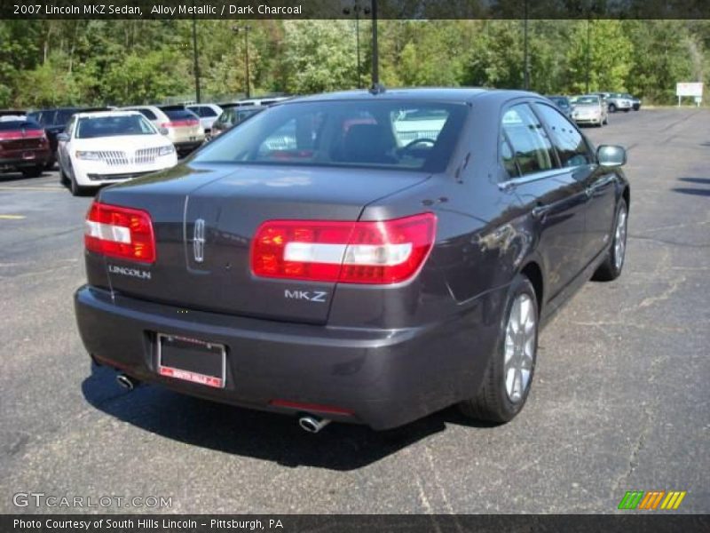 Alloy Metallic / Dark Charcoal 2007 Lincoln MKZ Sedan