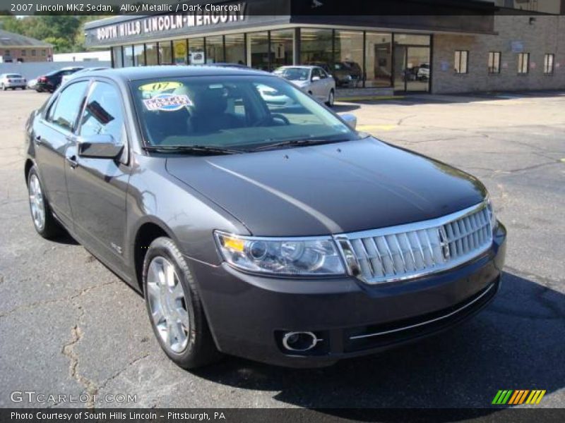 Alloy Metallic / Dark Charcoal 2007 Lincoln MKZ Sedan