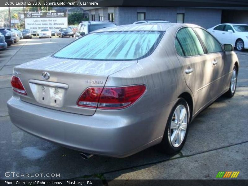 Sonora Gold Pearl / Cashmere 2006 Lexus ES 330