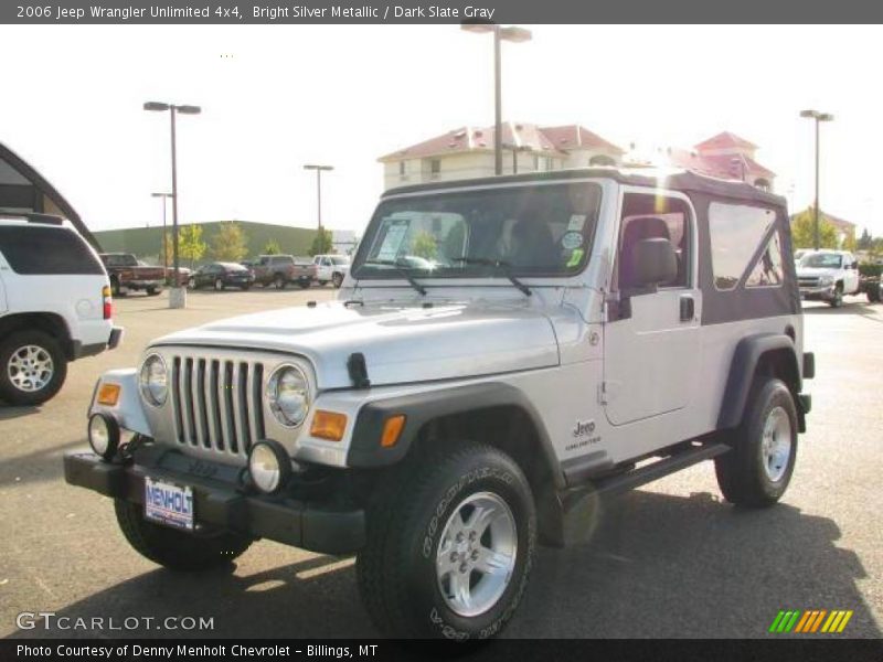 Bright Silver Metallic / Dark Slate Gray 2006 Jeep Wrangler Unlimited 4x4
