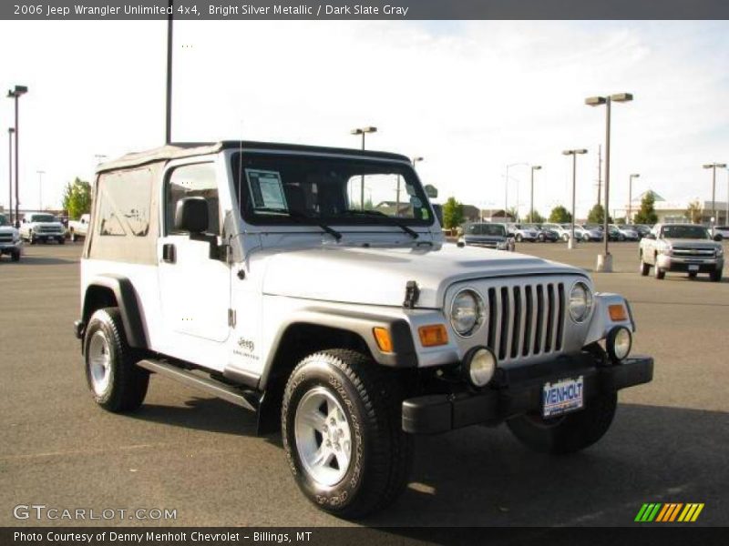 Bright Silver Metallic / Dark Slate Gray 2006 Jeep Wrangler Unlimited 4x4