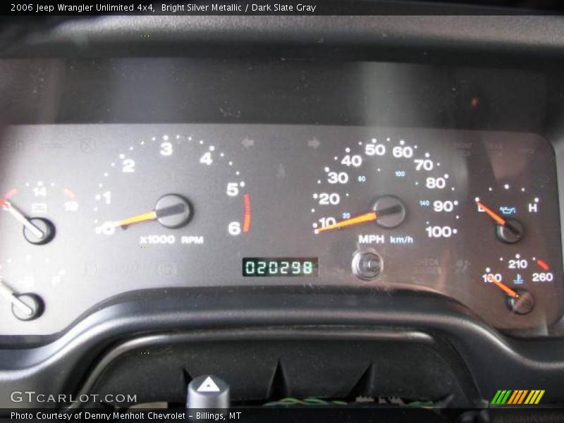 Bright Silver Metallic / Dark Slate Gray 2006 Jeep Wrangler Unlimited 4x4