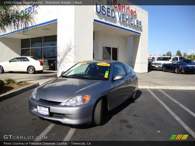 Silverstone Metallic / Black 2000 Honda Insight Hybrid