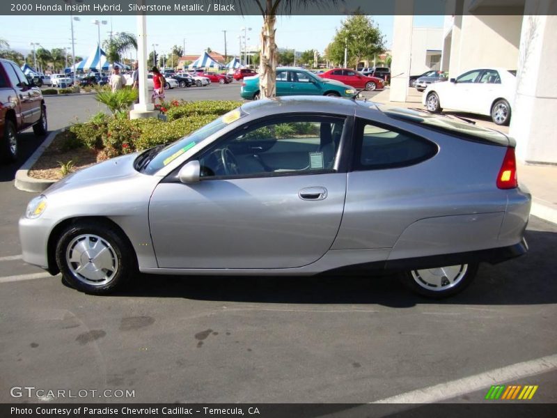 Silverstone Metallic / Black 2000 Honda Insight Hybrid