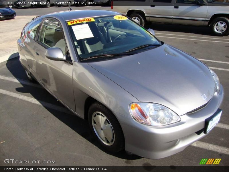 Silverstone Metallic / Black 2000 Honda Insight Hybrid
