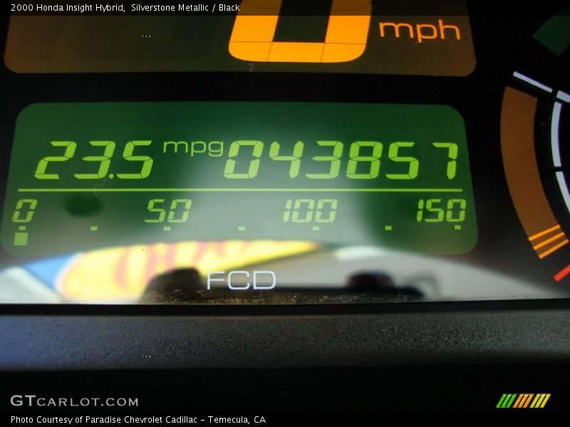 Silverstone Metallic / Black 2000 Honda Insight Hybrid