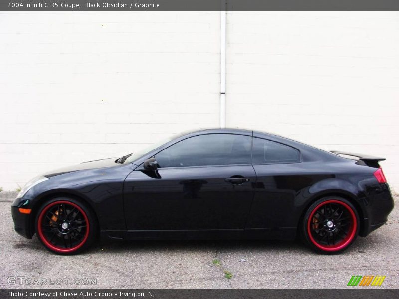 Black Obsidian / Graphite 2004 Infiniti G 35 Coupe