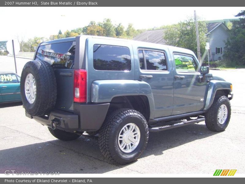 Slate Blue Metallic / Ebony Black 2007 Hummer H3