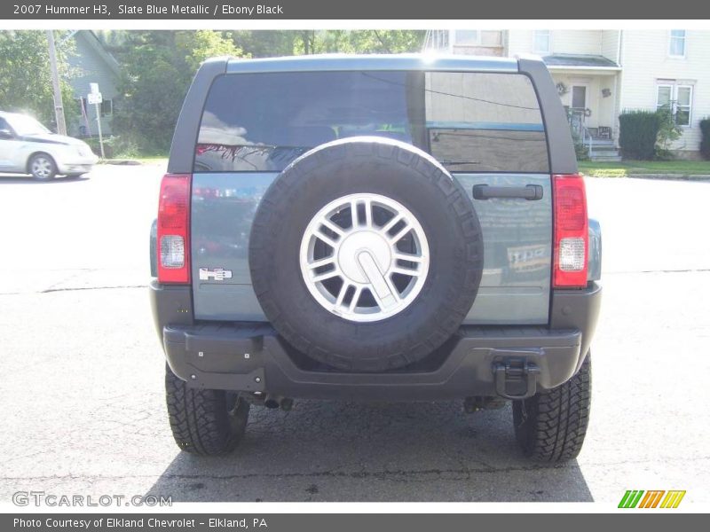 Slate Blue Metallic / Ebony Black 2007 Hummer H3